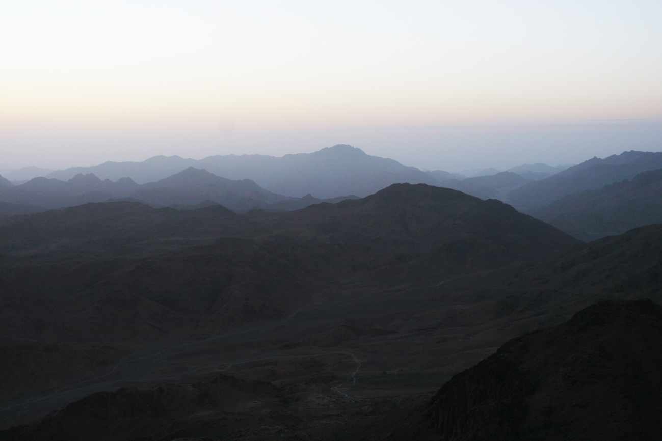 Sunrise Over What is Thought to be Mount Sinai